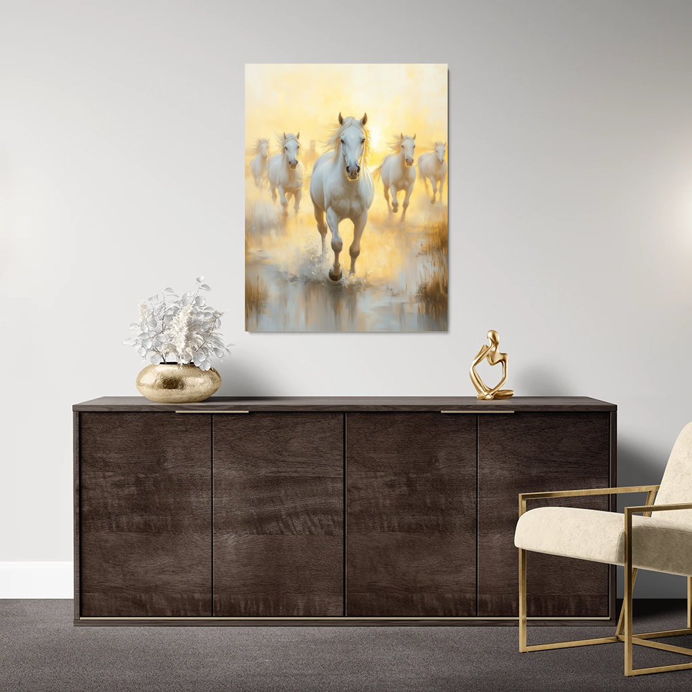 Tableau Chevaux Camargue