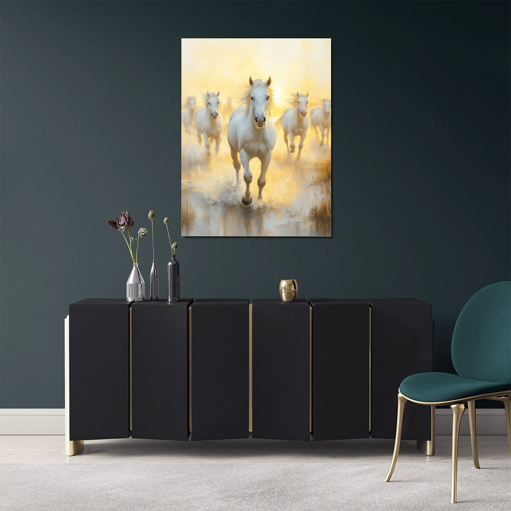 Tableau Chevaux Camargue