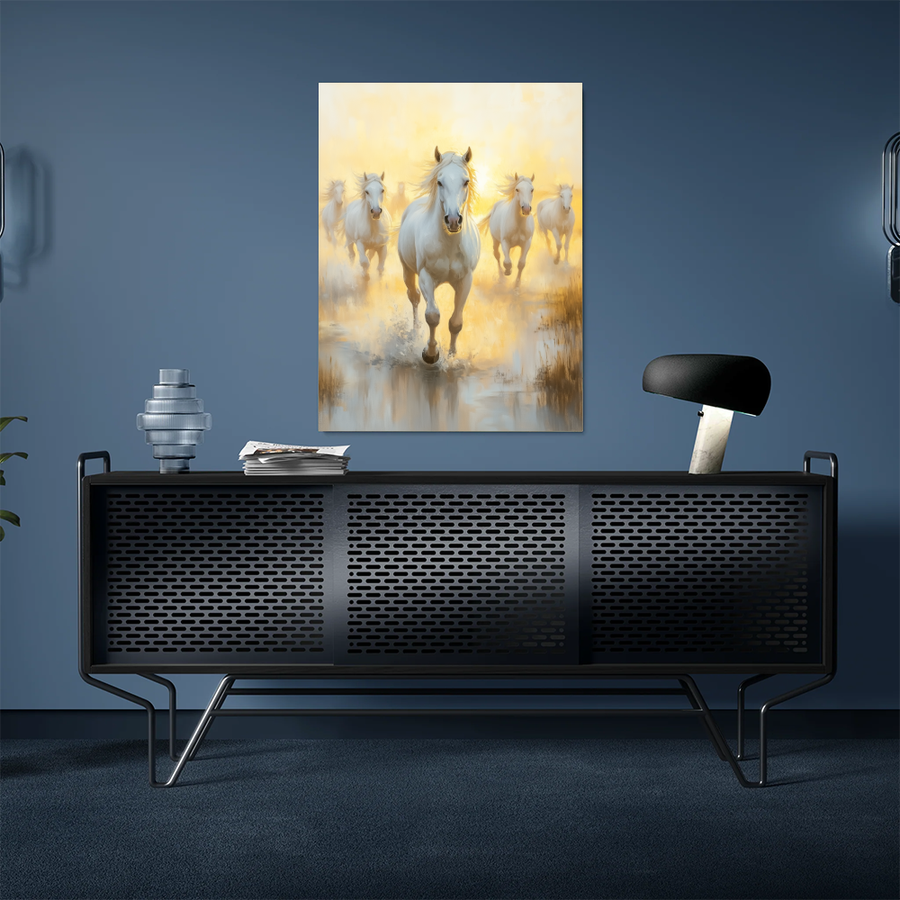 Tableau Chevaux Camargue