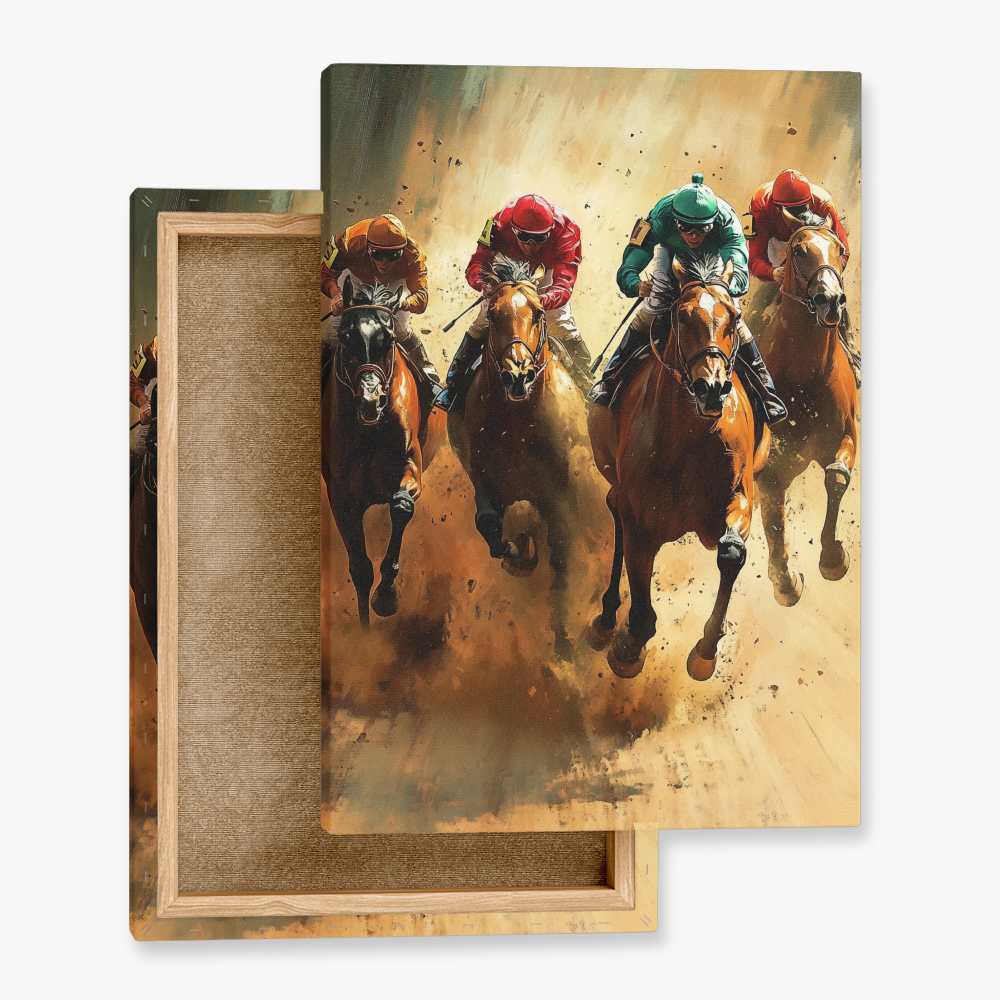 Tableau Chevaux de Course