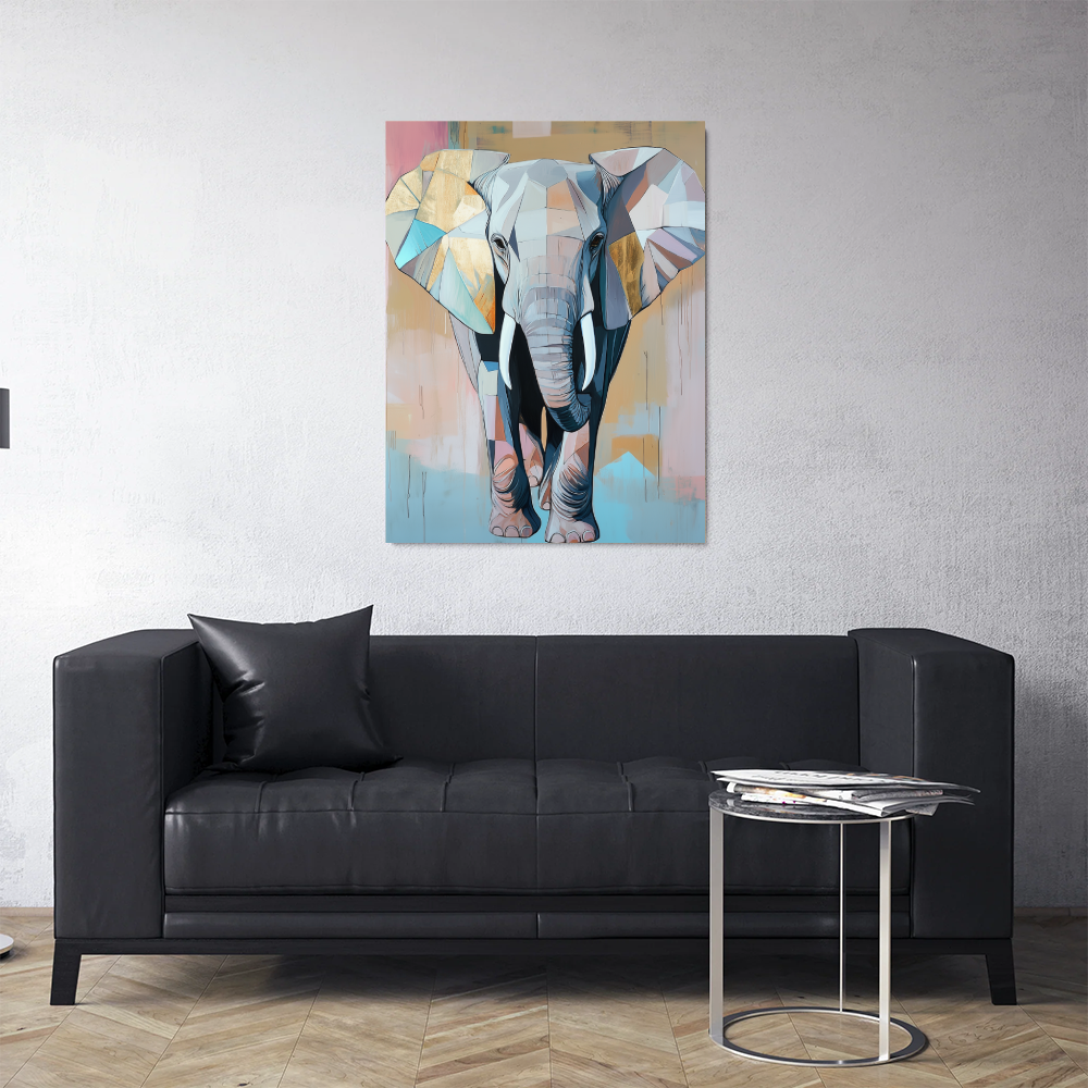 Tableau Eléphant Contemporain