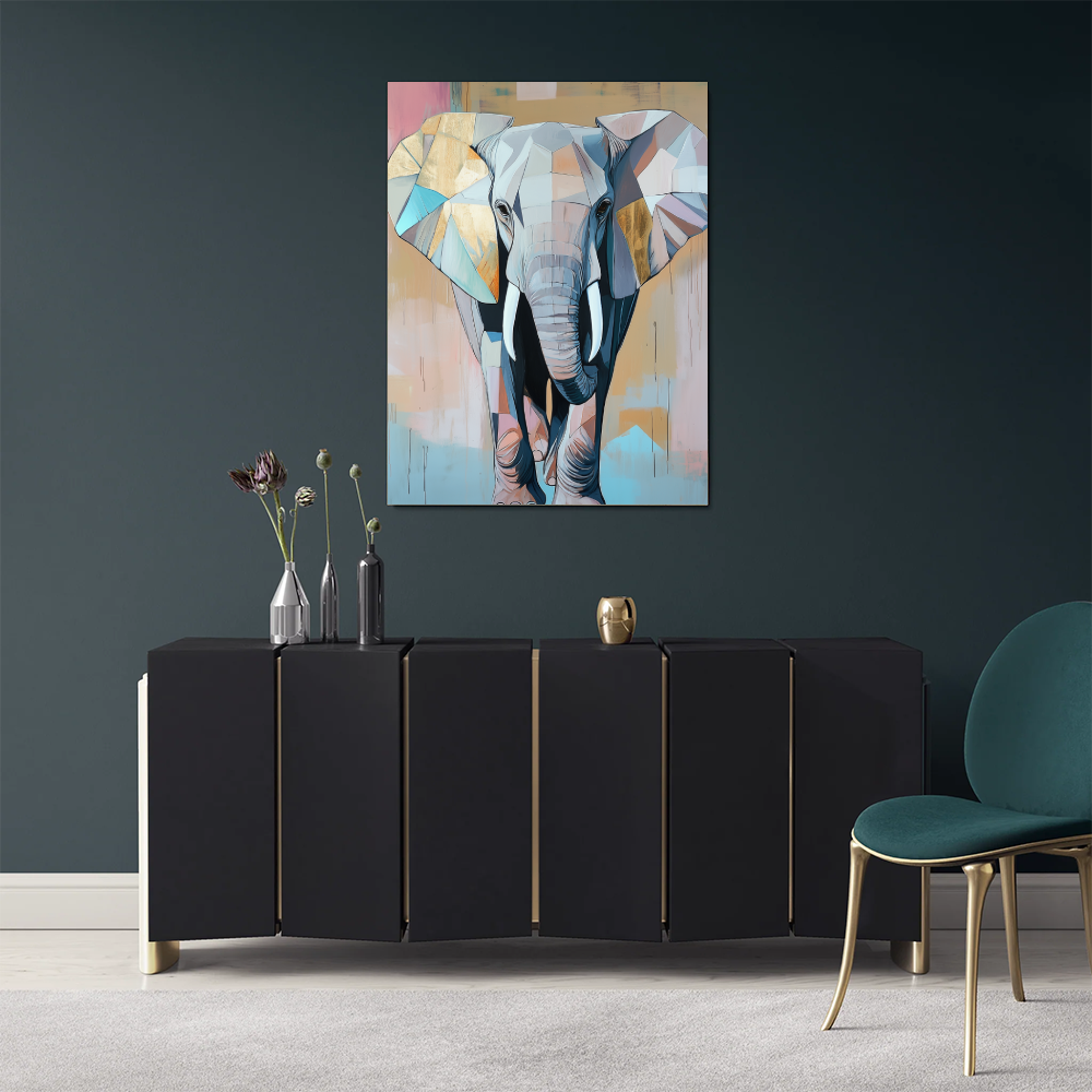 Tableau Eléphant Contemporain