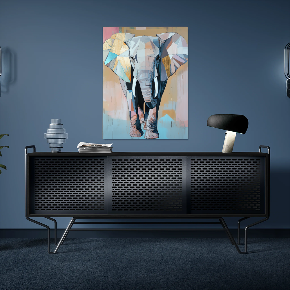 Tableau Eléphant Contemporain