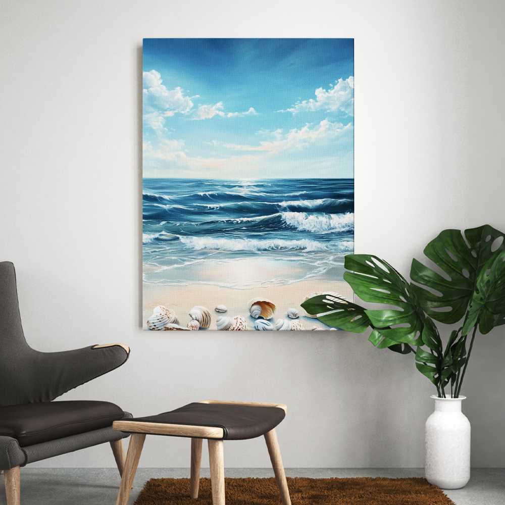 Tableau Coquillages Mer