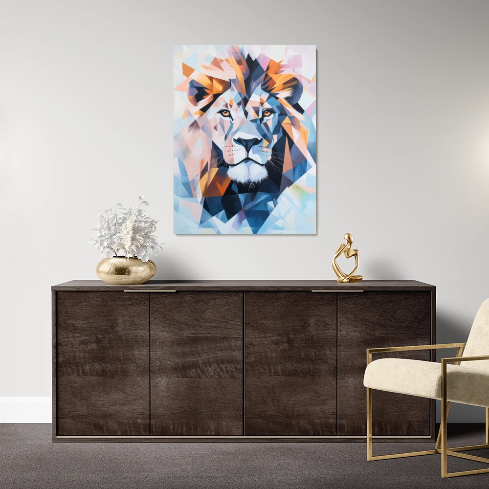 Tableau Lion Contemporain
