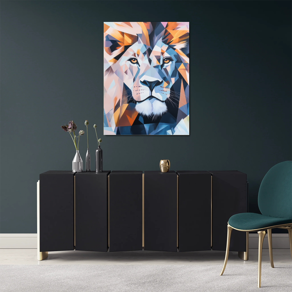 Tableau Lion Contemporain