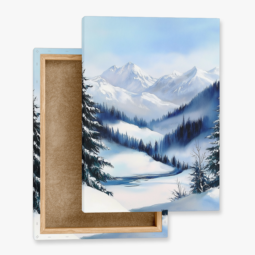 Tableau Paysage Enneigé