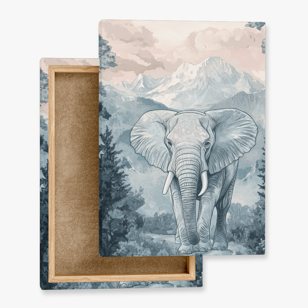 Tableau Dessin Eléphant