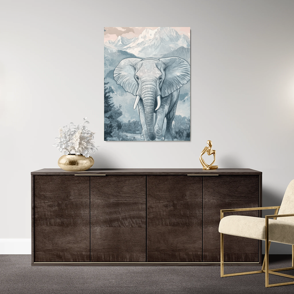 Tableau Dessin Eléphant