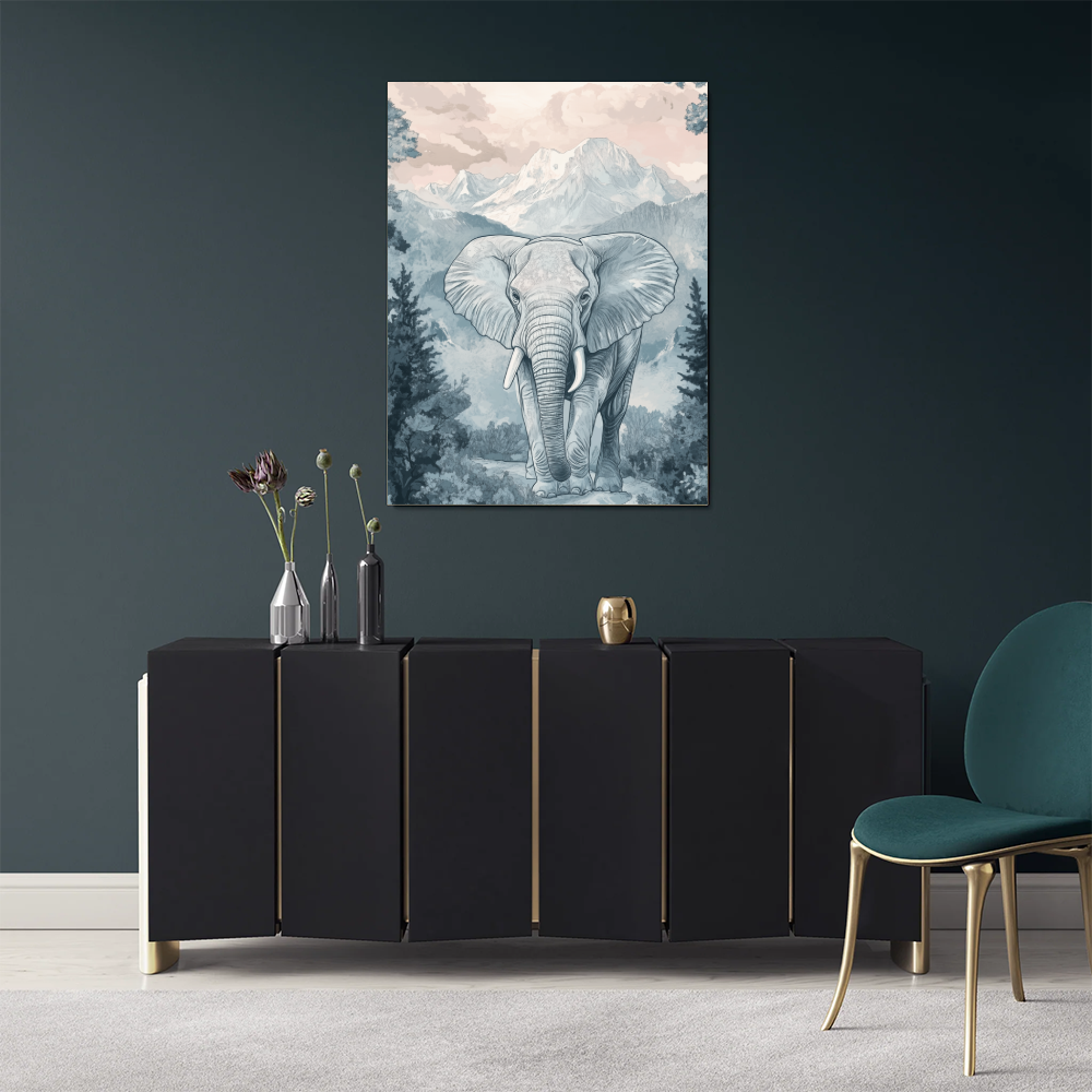 Tableau Dessin Eléphant