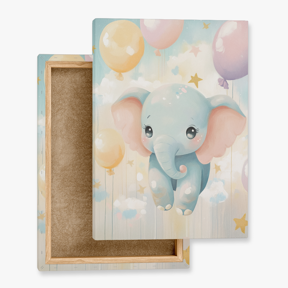 Tableau Eléphant Chambre Bébé