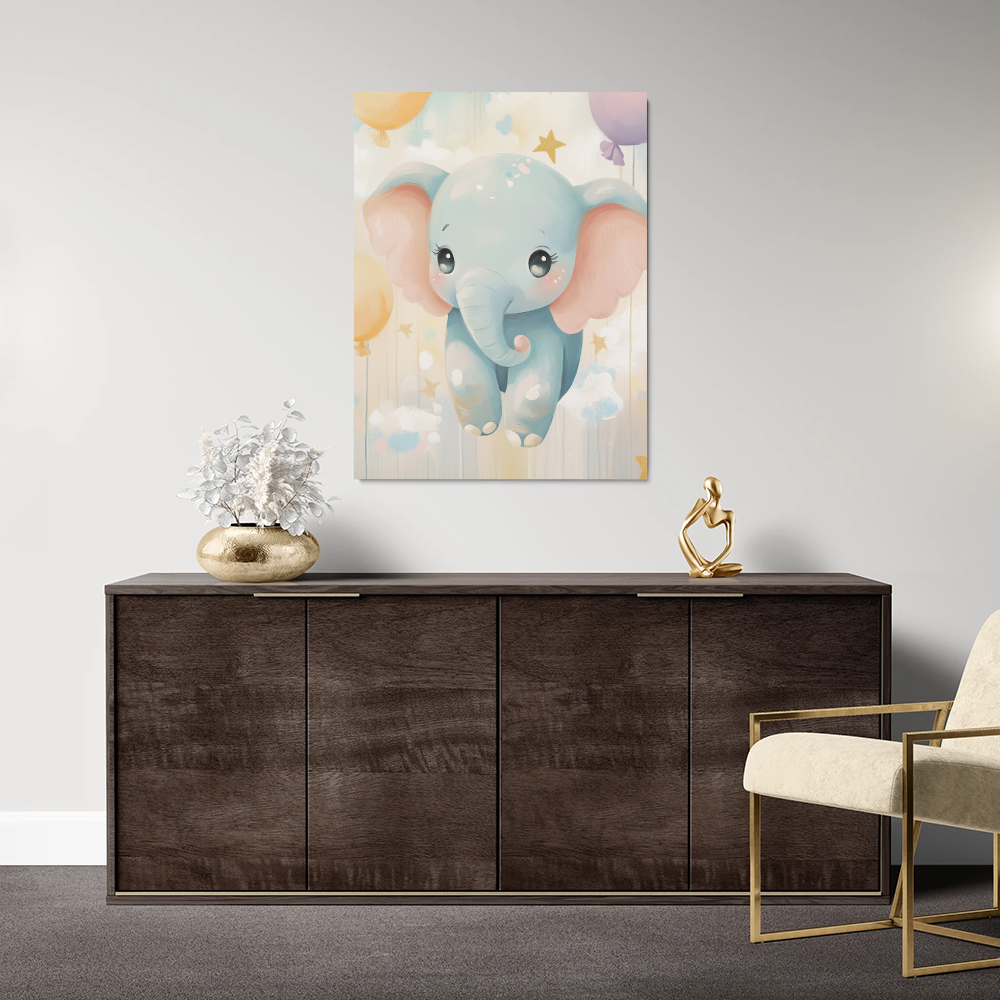 Tableau Eléphant Chambre Bébé