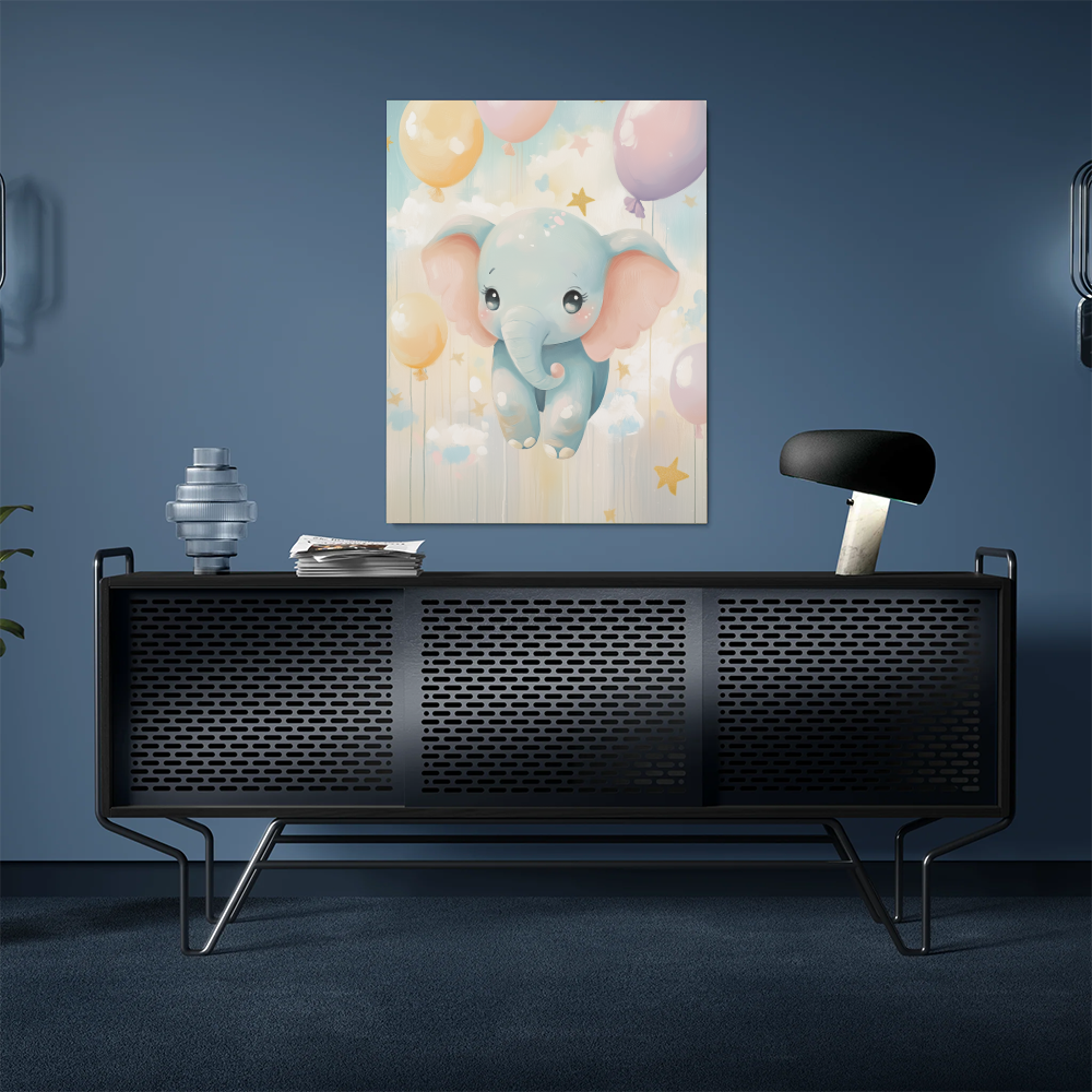 Tableau Eléphant Chambre Bébé