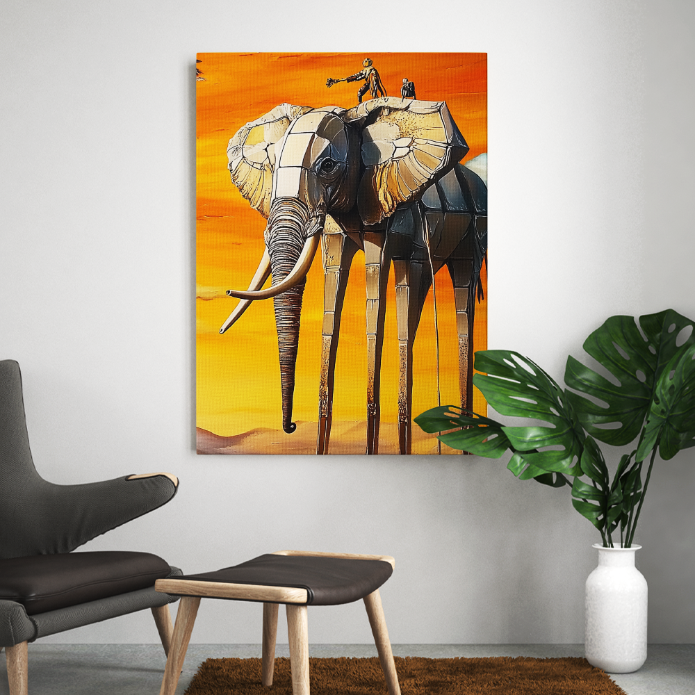 Tableau Eléphant Dali