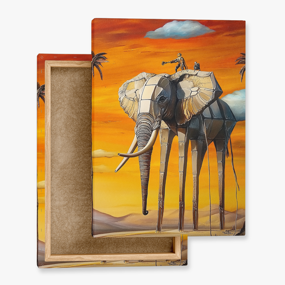 Tableau Eléphant Dali