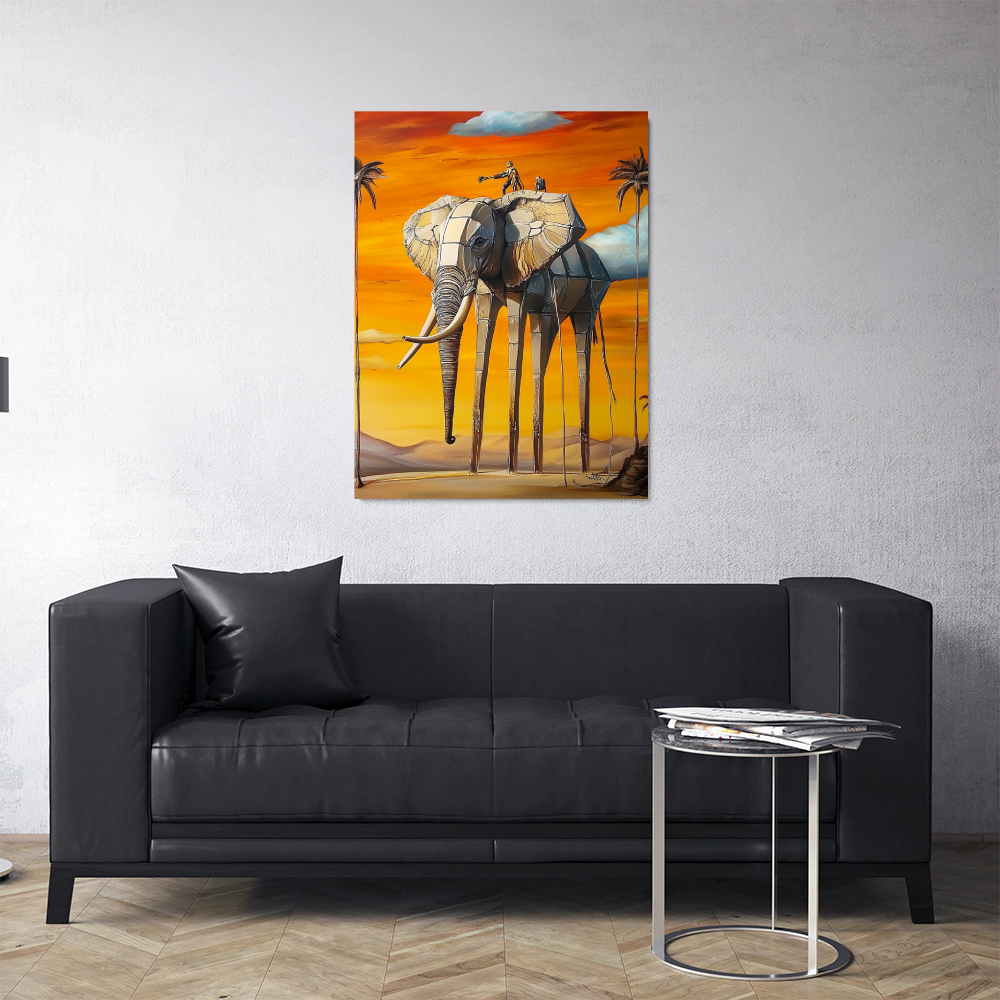 Tableau Eléphant Dali