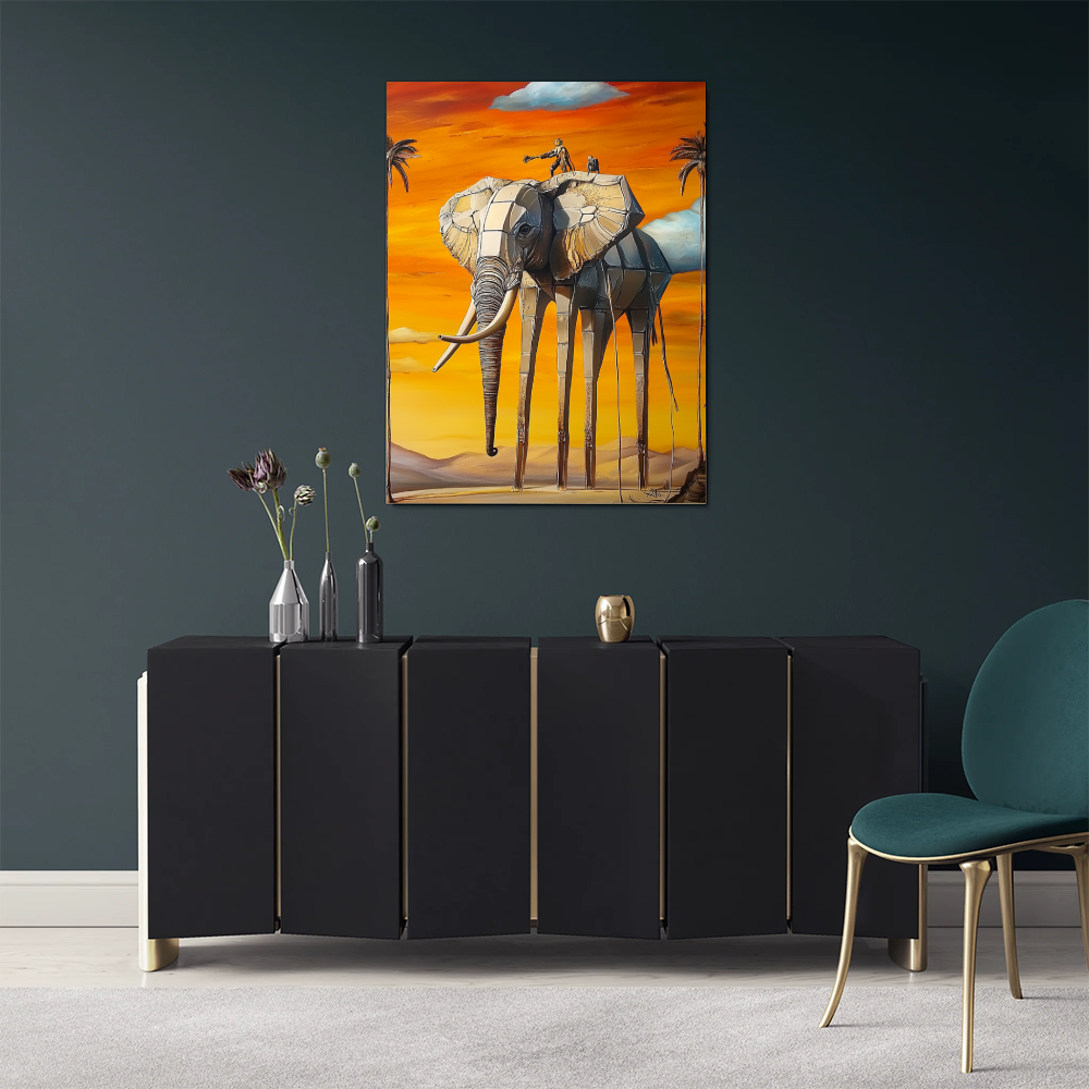 Tableau Eléphant Dali