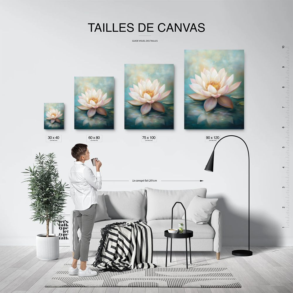 Tableau Fleur de Lotus