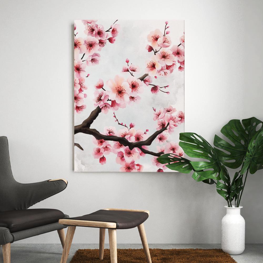 Tableau Fleur Japonaise