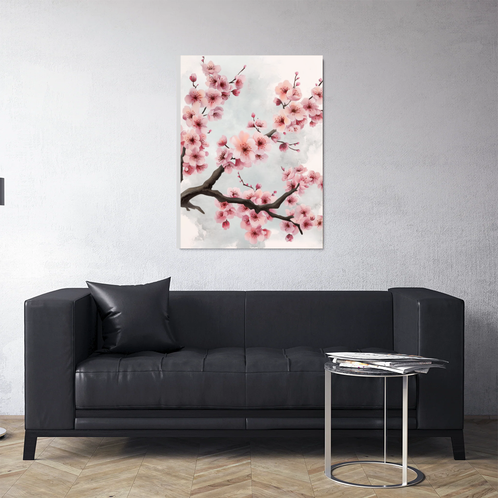 Tableau Fleur Japonaise