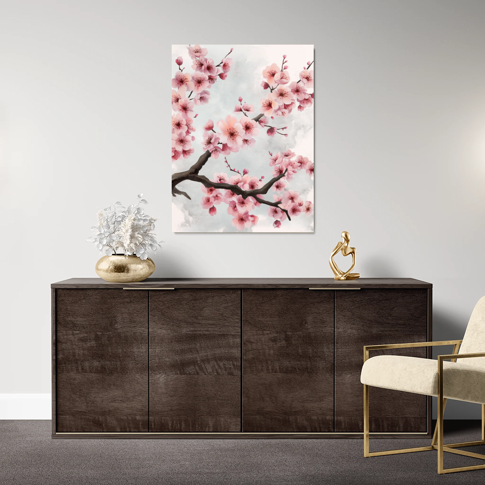 Tableau Fleur Japonaise