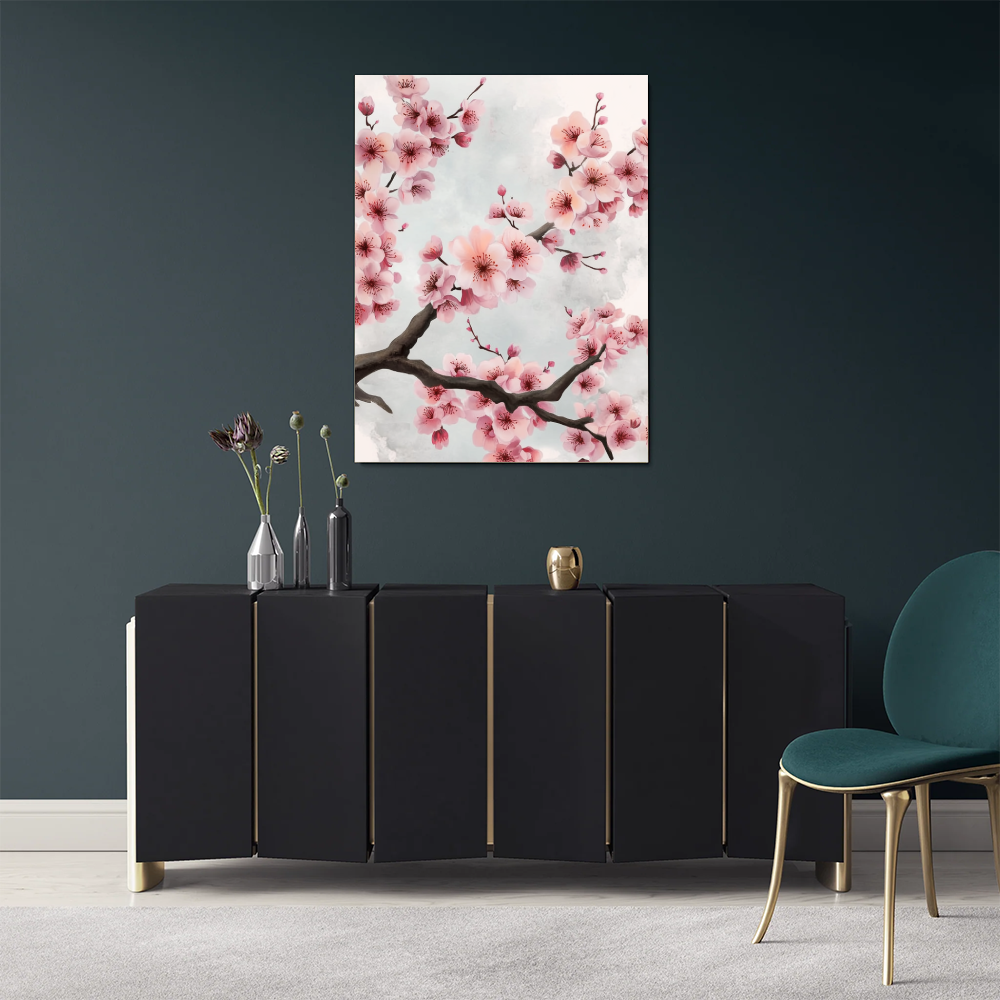 Tableau Fleur Japonaise