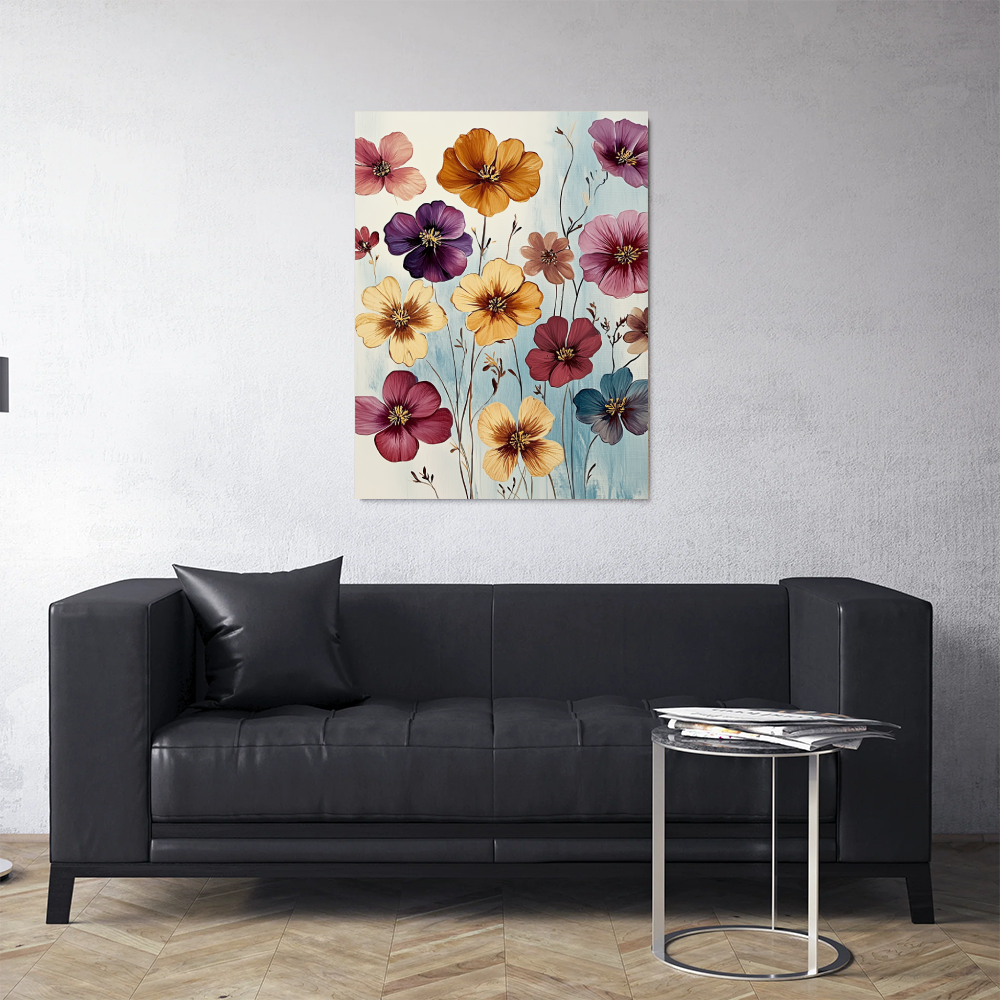 Tableau fleurs séchées