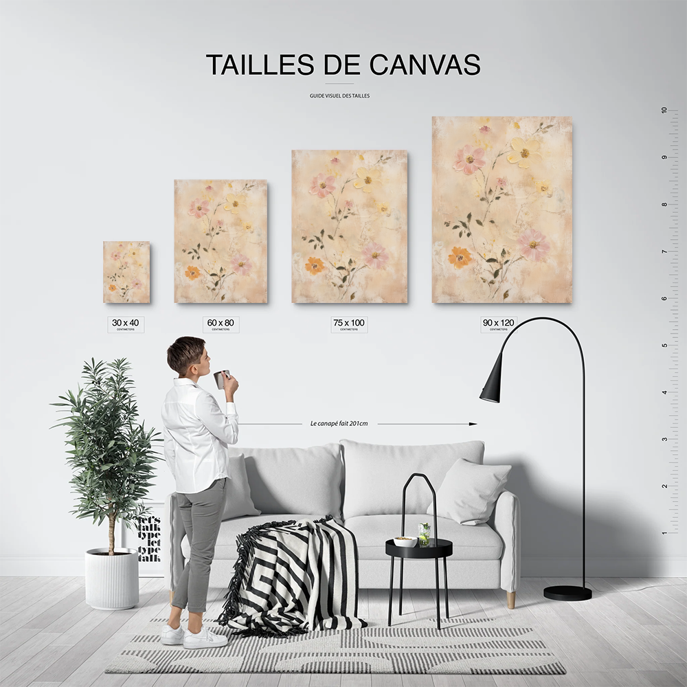Tableau Fleurs Vintage