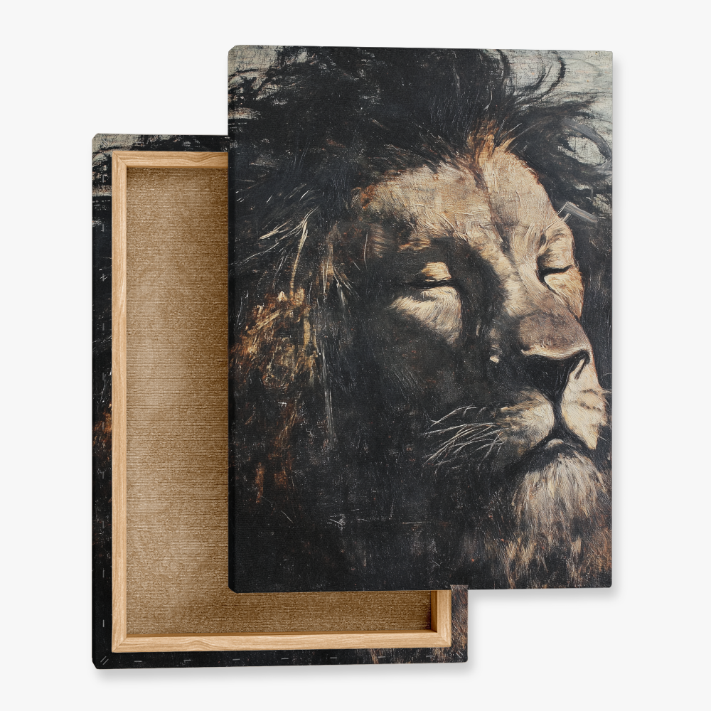 Tableau Homme Lion