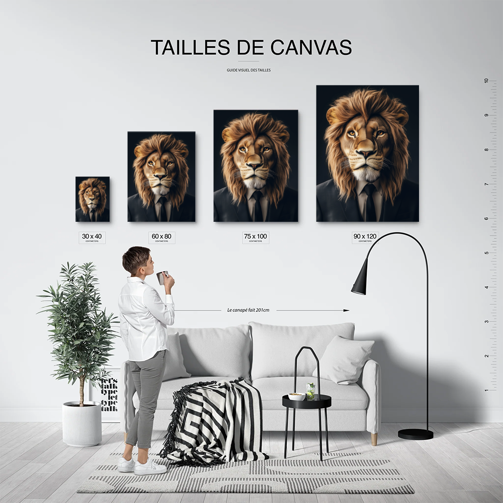 Tableau Lion Costume