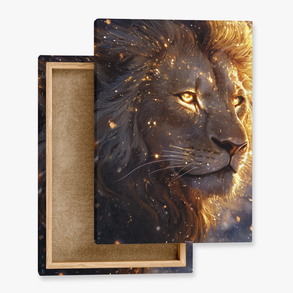 Tableau Lion Lumineux