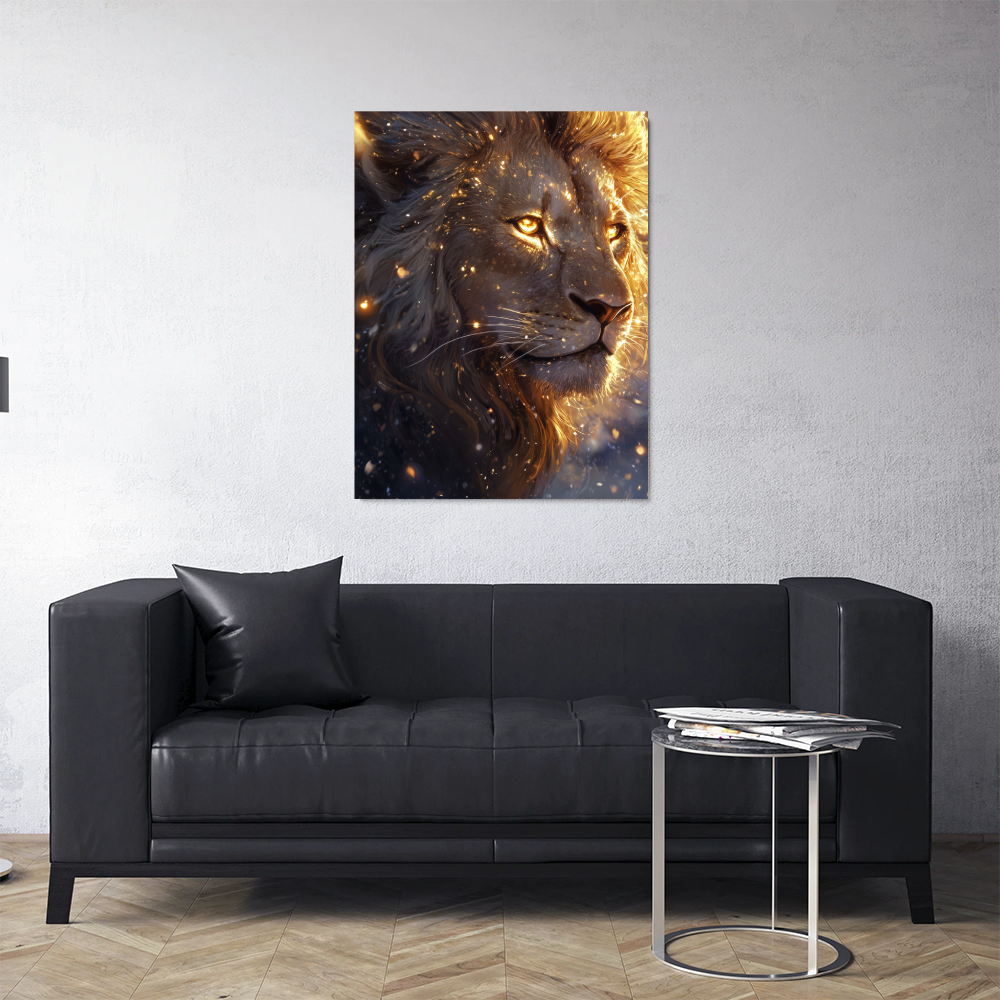 Tableau Lion Lumineux