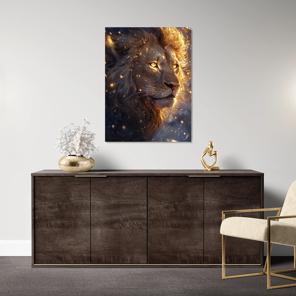 Tableau Lion Lumineux