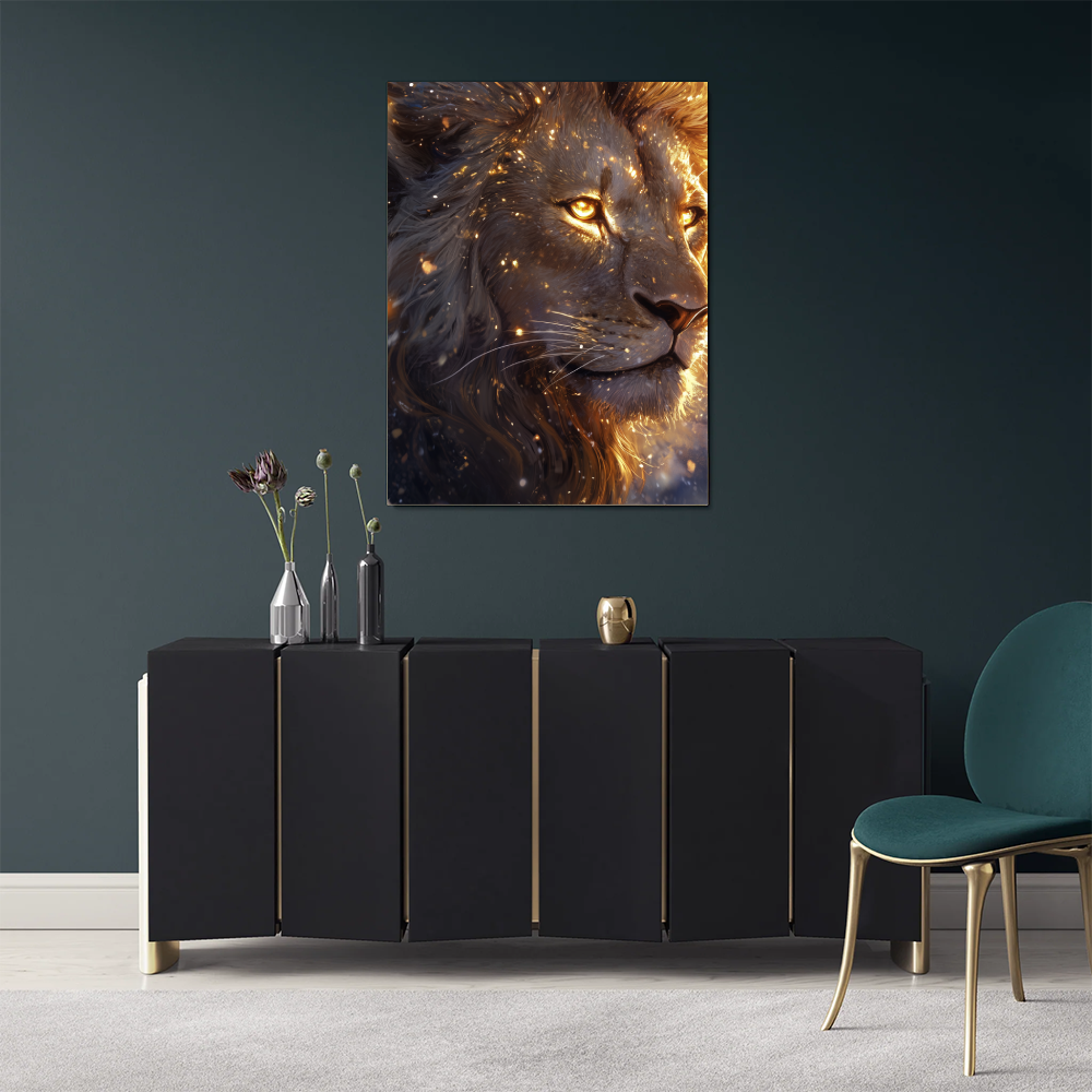 Tableau Lion Lumineux