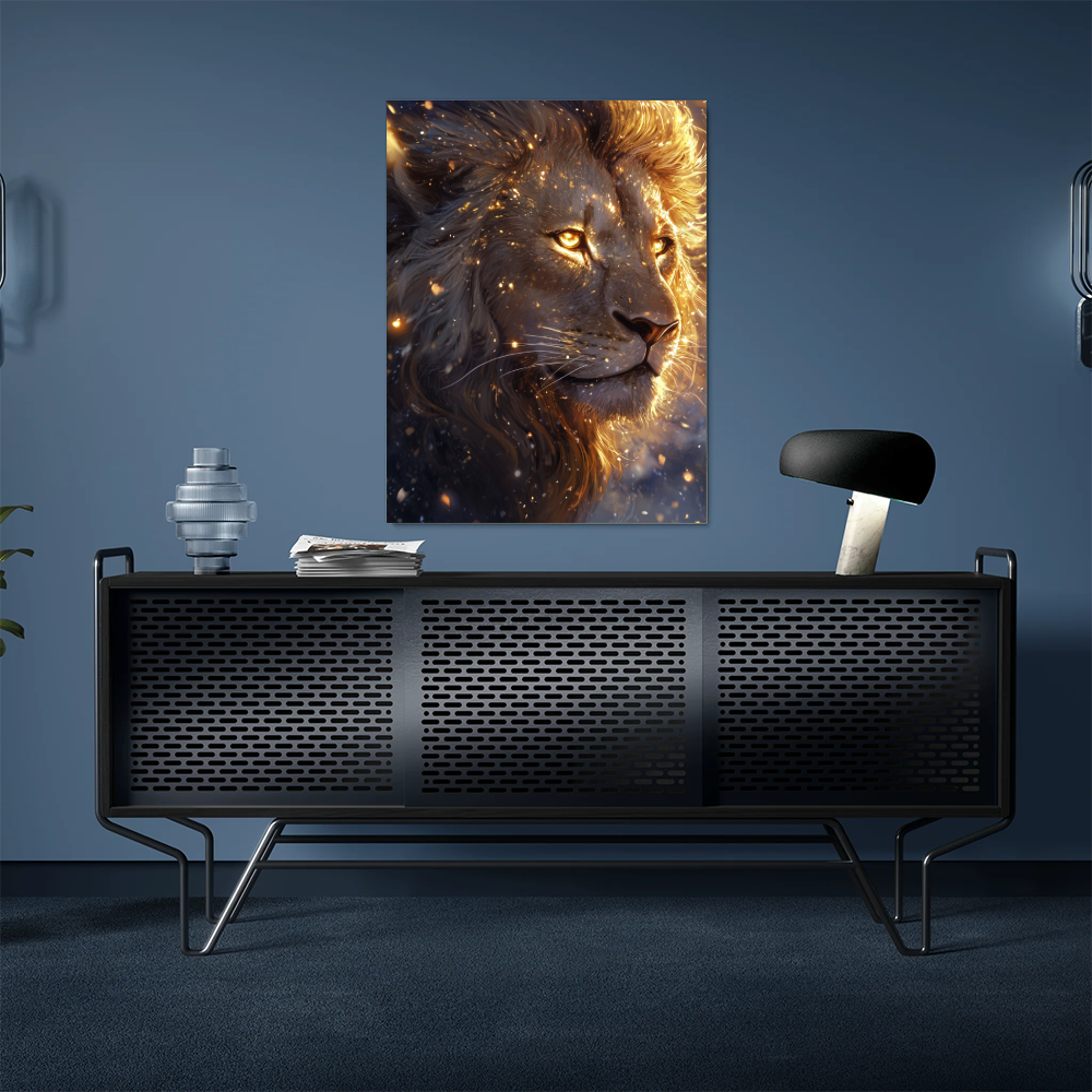 Tableau Lion Lumineux