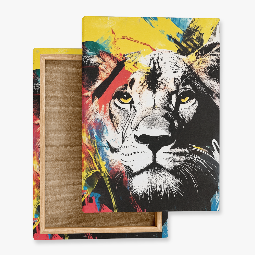 Tableau Lion Moderne
