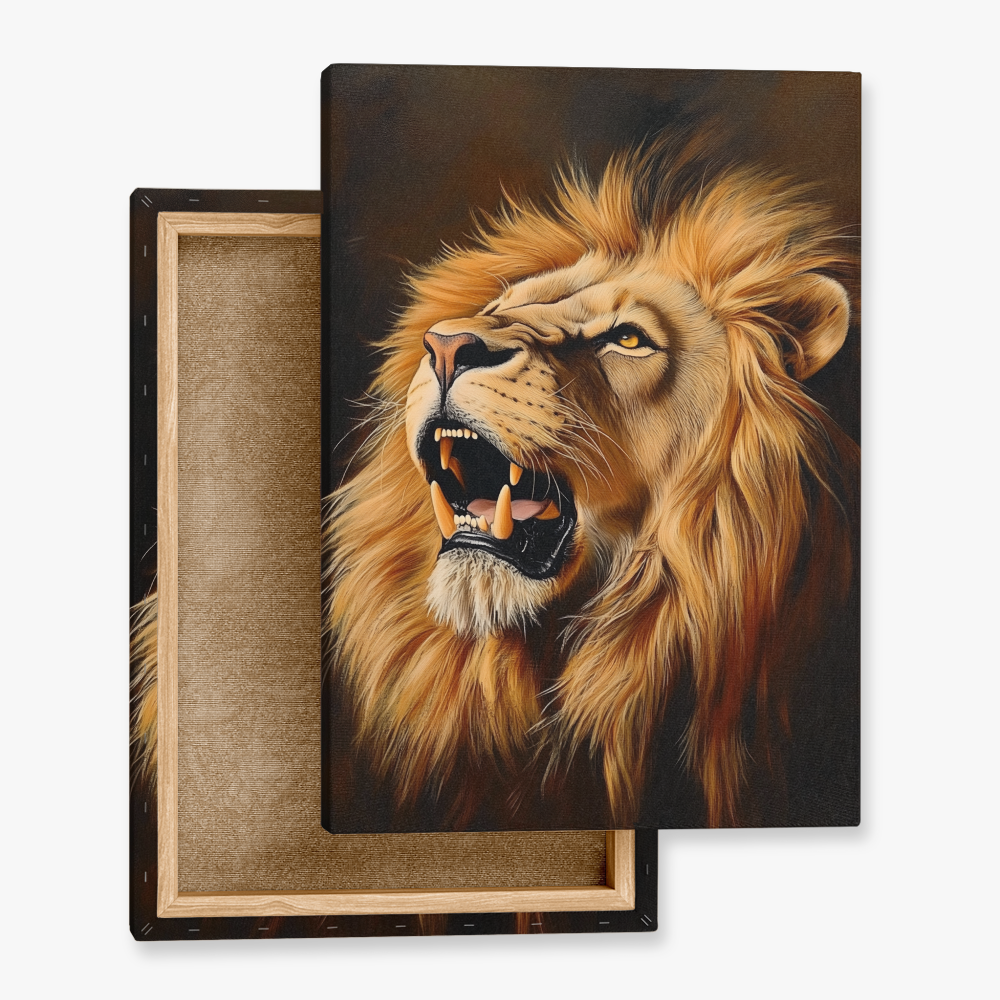 Tableau Lion Rugissant