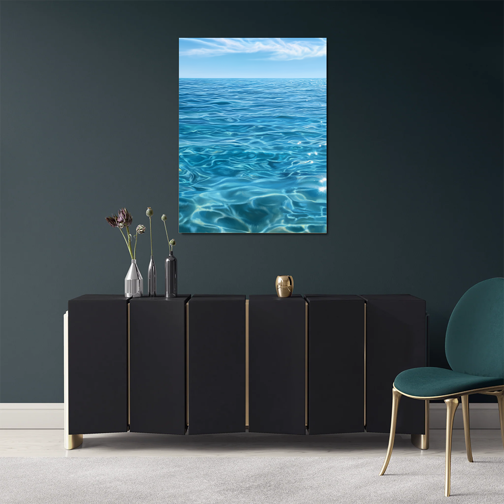 Tableau Mer Bleue