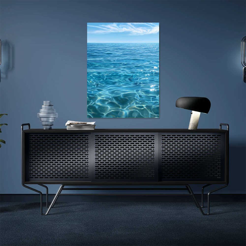Tableau Mer Bleue