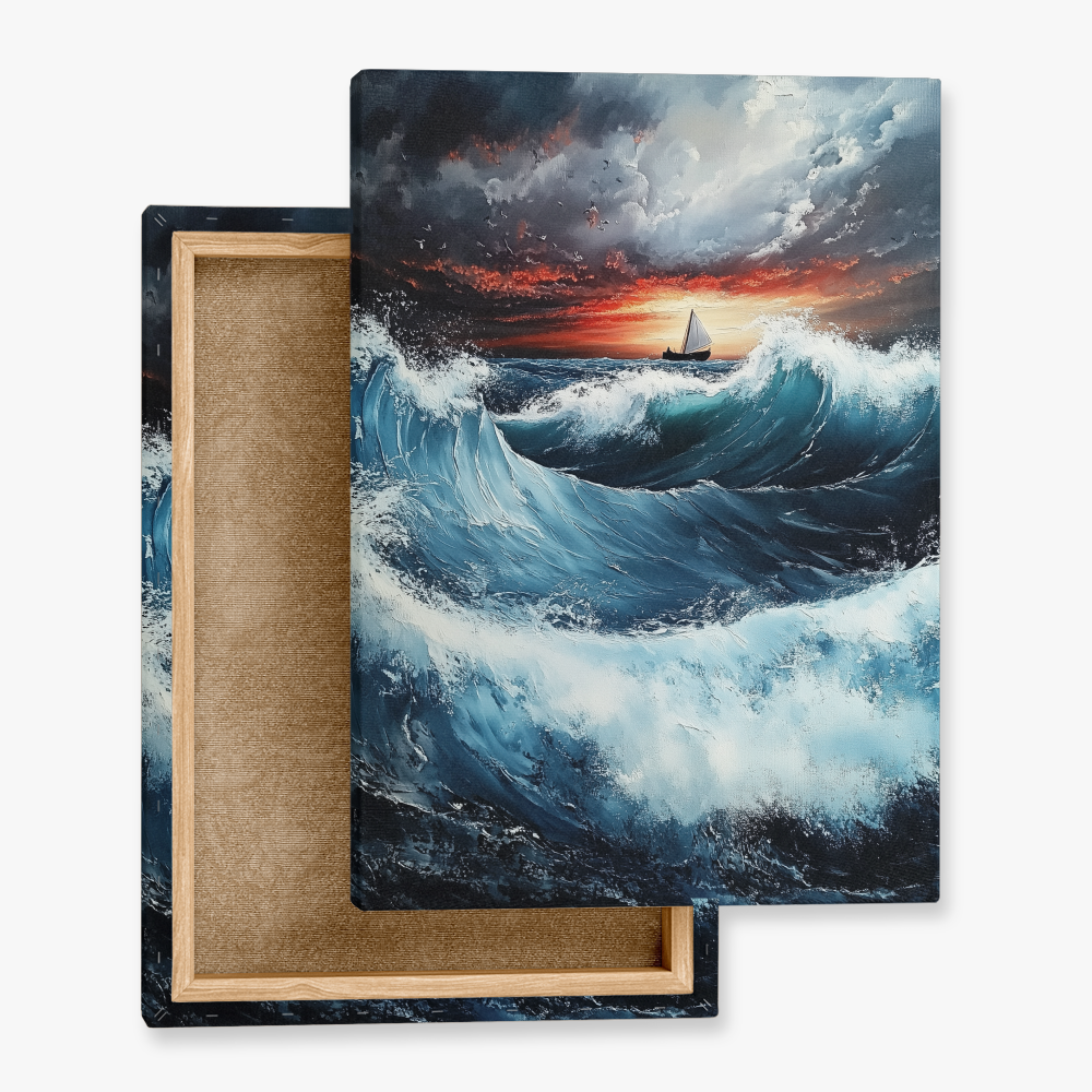 Tableau Mer Déchainée