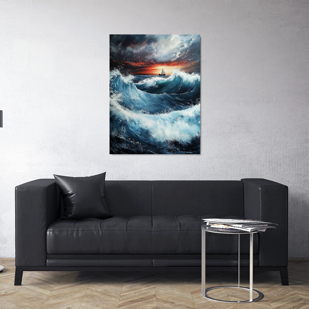 Tableau Mer Déchainée
