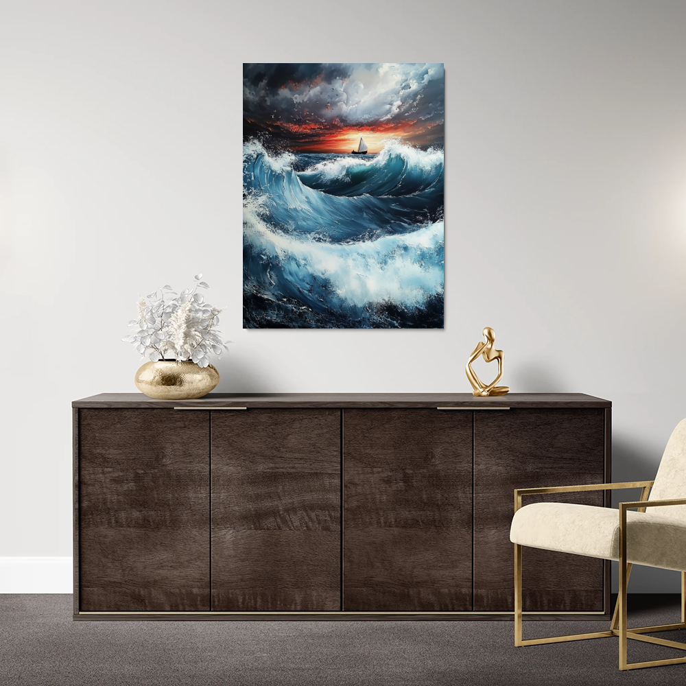 Tableau Mer Déchainée