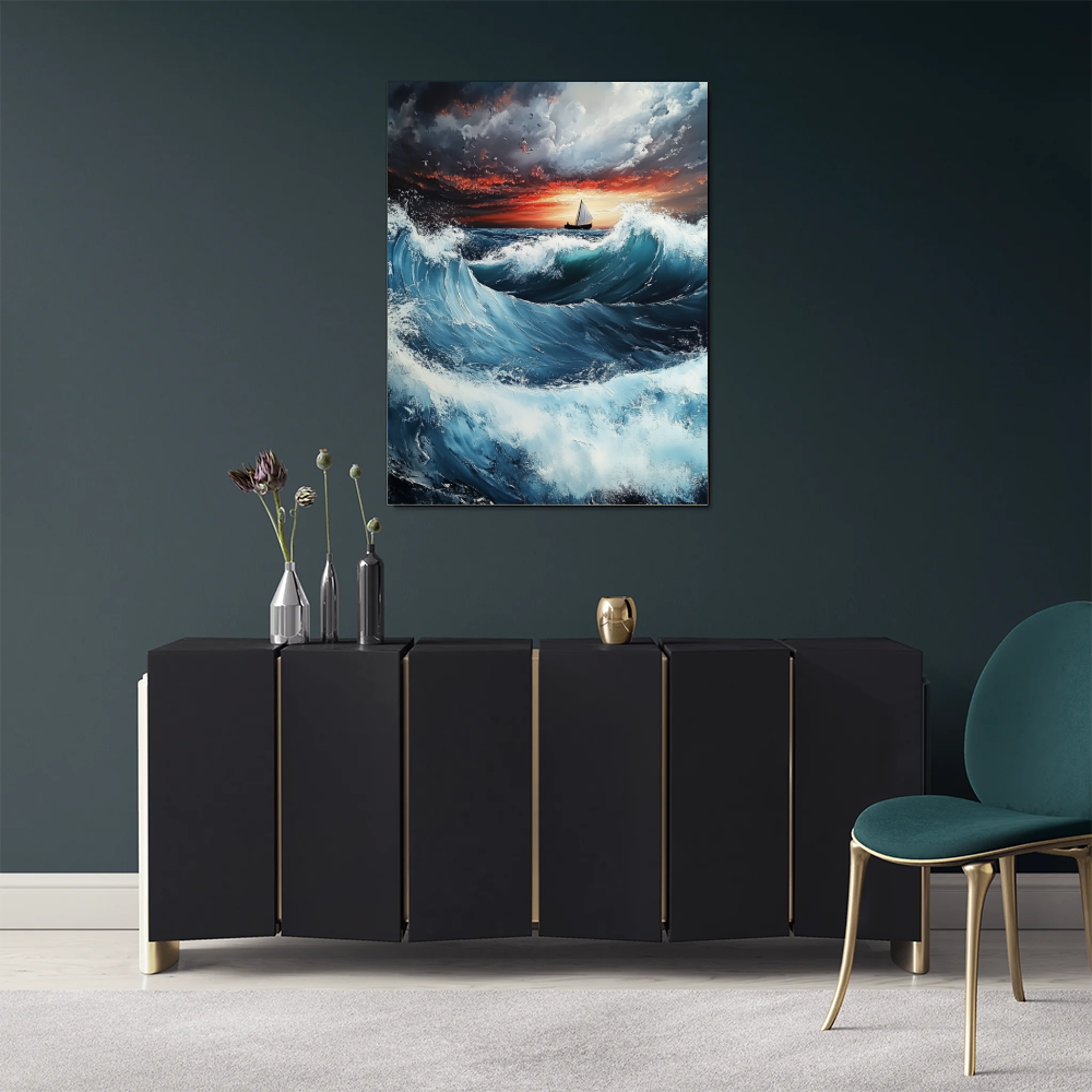 Tableau Mer Déchainée