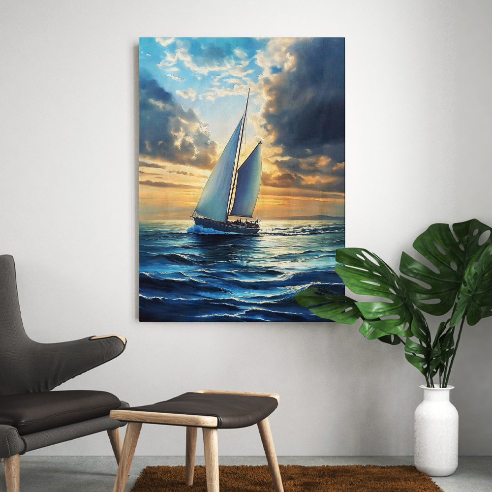 Tableau Mer et Bateau