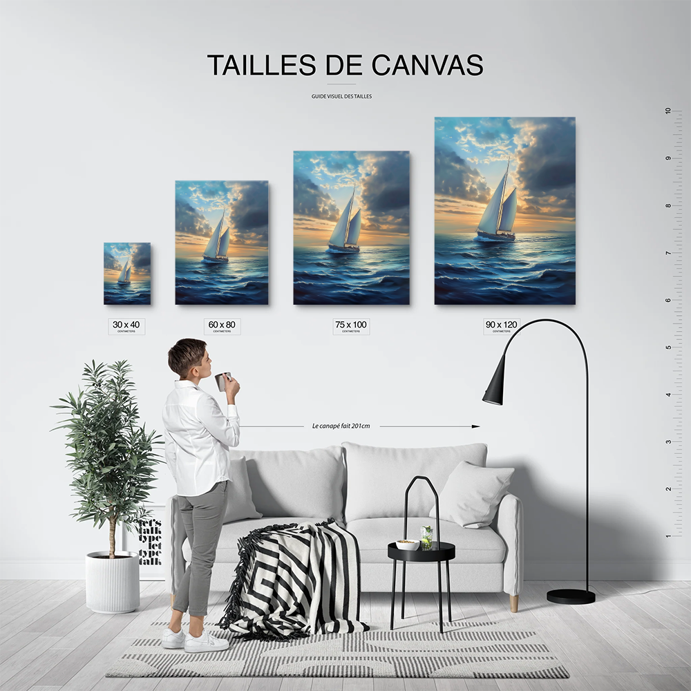 Tableau Mer et Bateau
