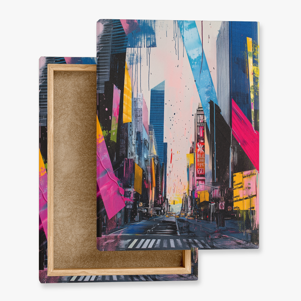 Tableau New York Abstrait