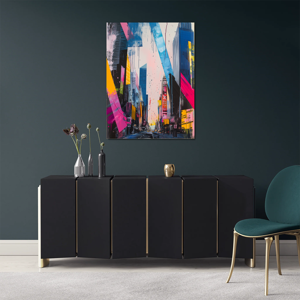 Tableau New York Abstrait