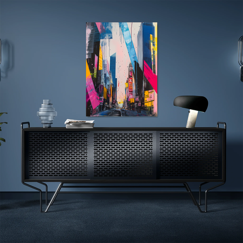 Tableau New York Abstrait