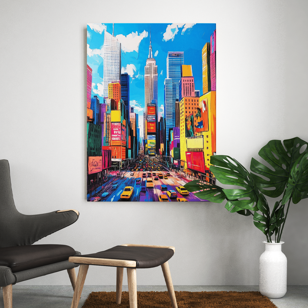Tableau New York Coloré