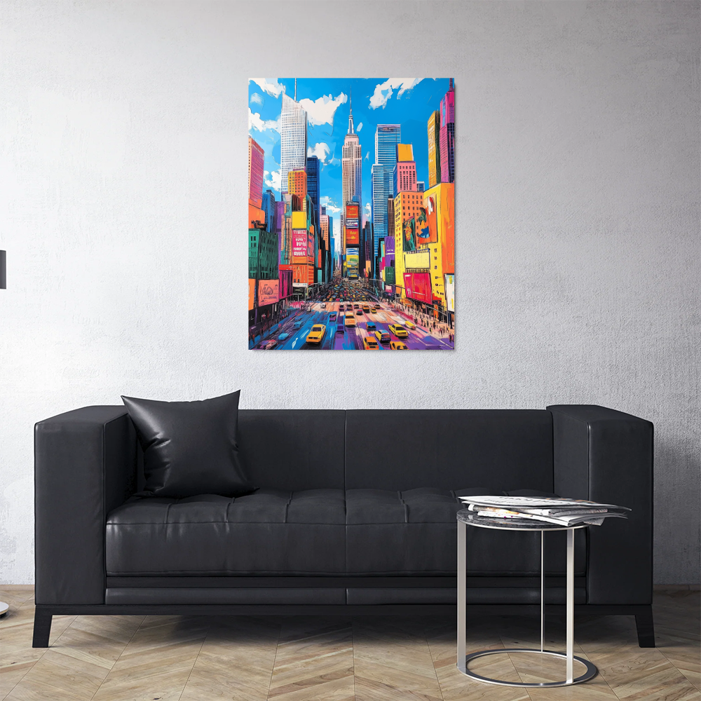 Tableau New York Coloré